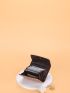 Metal Decor Quilted Card Holder