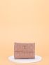 Metal Decor Quilted Card Holder