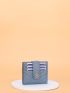 Metal Decor Chevron Card Holder