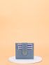 Metal Decor Chevron Card Holder