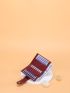 Metal Decor Chevron Card Holder