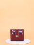 Metal Decor Chevron Card Holder