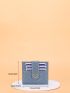 Metal Decor Chevron Card Holder