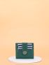 Metal Decor Chevron Card Holder