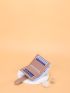 Metal Decor Chevron Card Holder