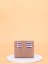 Metal Decor Chevron Card Holder
