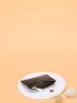Letter Graphic Quilted Card Holder