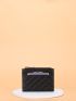 Letter Graphic Quilted Card Holder