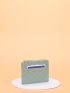 Letter Graphic Quilted Card Holder
