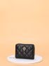 Metal Decor Quilted Card Holder