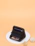 Metal Decor Quilted Card Holder