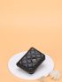 Metal Decor Quilted Card Holder
