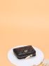 Metal Decor Quilted Card Holder