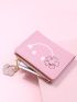 Floral Print Heart Charm Small Wallet