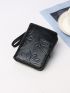 Flower Embossed Card Holder