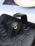 Flower Embossed Card Holder