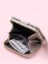 Metal Decor Small Wallet