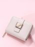 Metal Decor Small Wallet