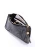 Snakeskin Print Pattern Tassel Detail Long Wallet
