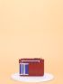 Letter Graphic Crocodile Embossed Card Holder