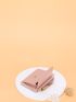 Letter Graphic Crocodile Embossed Card Holder