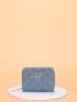 Quilted Metal Decor Card Holder