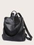 Minimalist Strap Detail Classic Backpack
