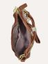 Chain Decor Ruched Bag