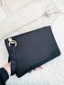 Minimalist Clutch Bag With Wristlet