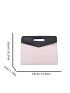 Two Tone Clutch Bag