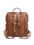Double Zip Front Functional Backpack