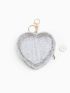 Heart Shaped Fluffy Coin Purse