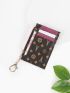 Floral Print Card Holder