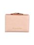 Crocodile Embossed Letter Graphic Kiss Lock Small Wallet