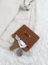 Litchi Embossed Coin Purse