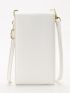 Metal Decor Flap Phone Wallet