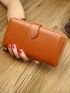 Stitch Detail Long Wallet
