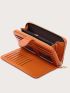 Stitch Detail Long Wallet