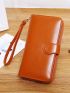 Stitch Detail Long Wallet