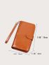 Stitch Detail Long Wallet