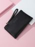 Letter Graphic Long Wallet