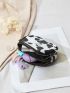 Cow Pattern Patch Detail Coin Purse