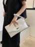 Minimalist Snap Button Square Bag