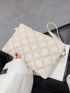Quilted Pattern Square Bag