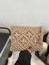 Minimalist Tassel Decor Crochet Bag