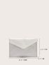 Crocodile Embossed Flap Square Bag