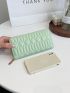 Chevron Long Wallet