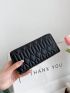 Chevron Long Wallet