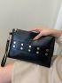 Studded Decor Square Bag