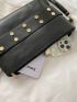Studded Decor Square Bag